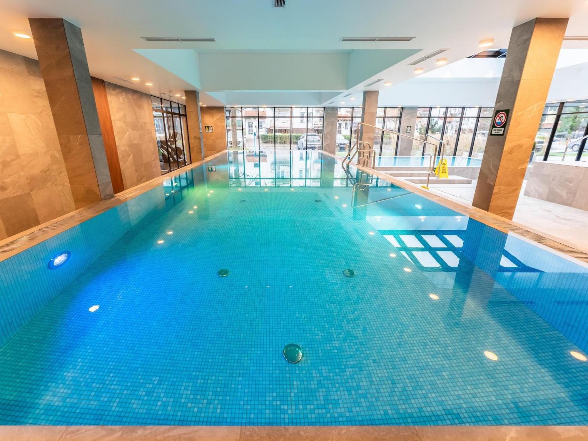 Comfortable With Balcony, Pool, Sauna